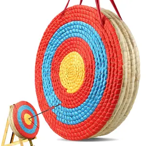 【DealsForYouDays】VEVOR Archery Target, 5 Layers 20" Arrow Target, Traditional Solid Straw Round Archery Target Shooting Bow, Hand-Made Arrows Target, Coloured Rope Target for Backyard Outdoor Hunting Shooting Practice