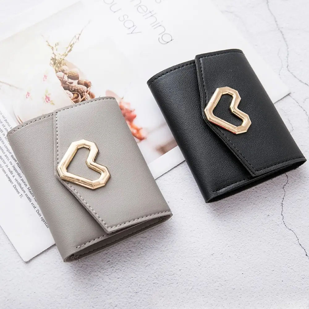 Heart-Shaped Coin Purse for Women, Kawaii Mini Design with Heart Kisslock, Scratchproof and Portable with Card Slots, Wallets For Women, Mini Purse-Shaped Women's Wallets