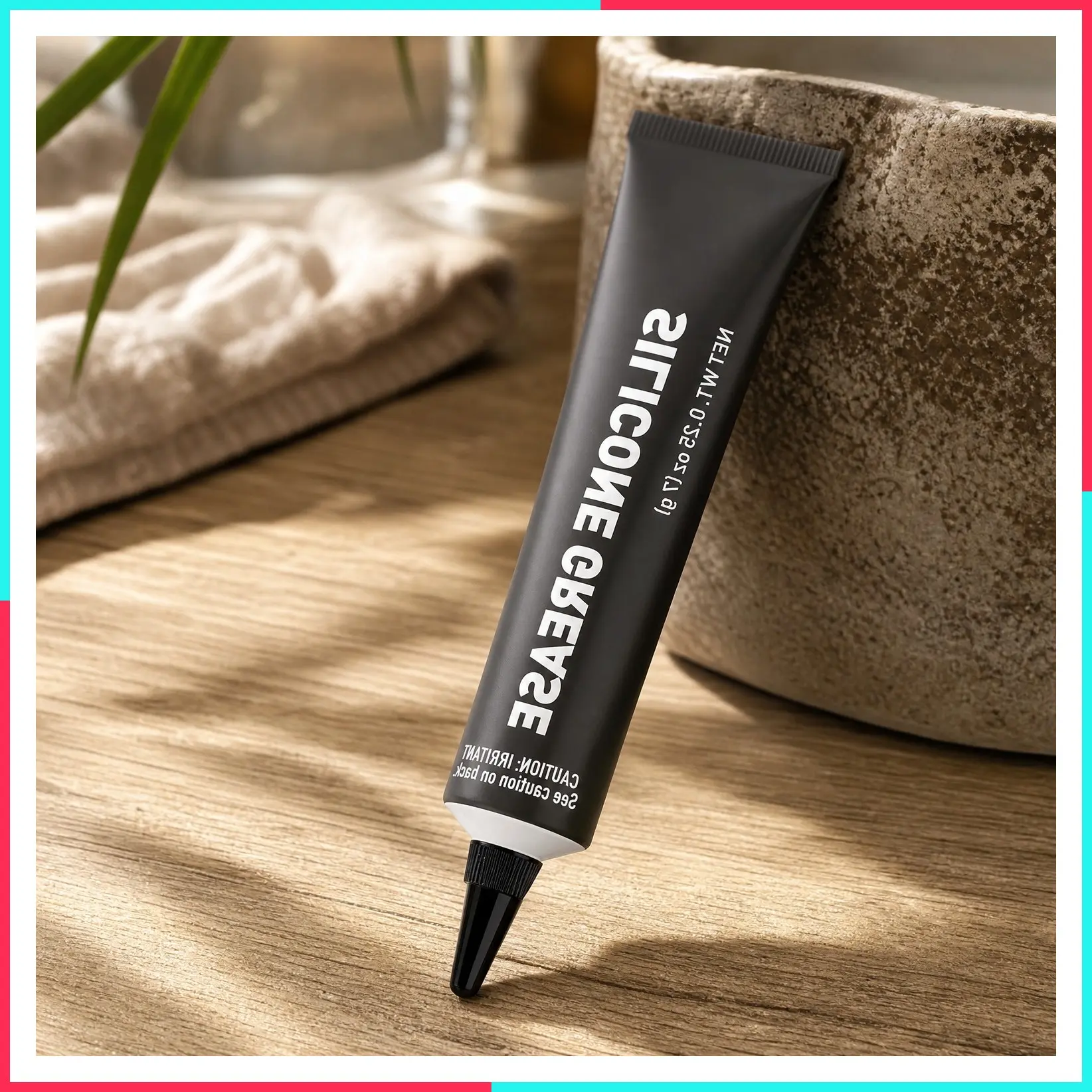 Silicone Grease, Rubber Conditioner and Lubricant for Dive Gear, 0.25 oz