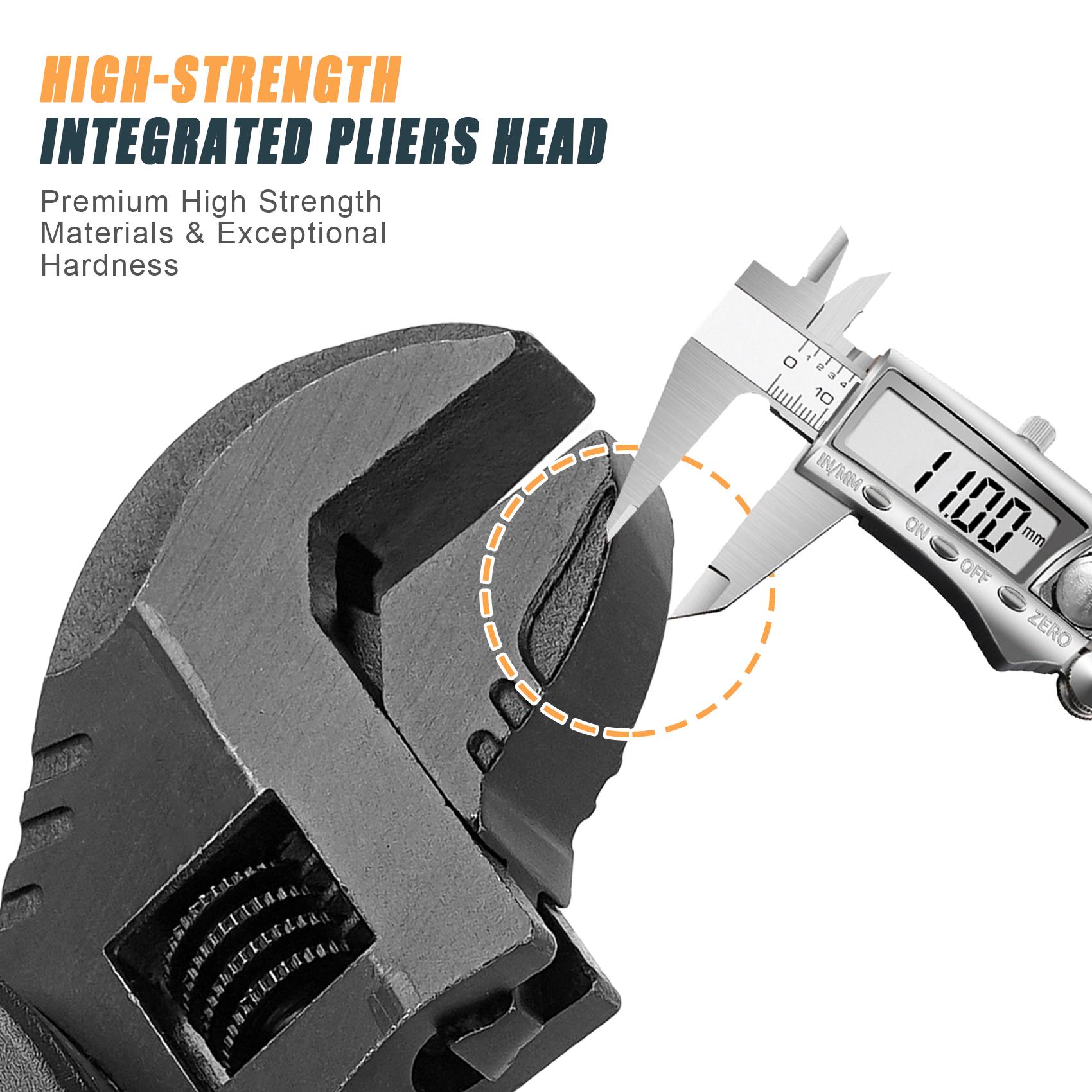 Multitool Wrench With Screwdriver Cutting Saw, Bottle Opener,Multi Purpose Pocket Size Gadget Camping Gear for Mechanical Maintenance, Camping and DIY Lover, Gift Idea for Him / Her