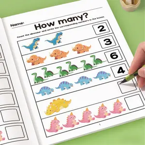 Interactive Math Workbook for Preschool & Kindergarten, Tracing Preschool Books, Number Tracing, Addition & Subtraction, Coloring Activities, Homeschool or Classroom Use, Educational Resources, Learning Materials, Teaching Supplies, Learning Tool