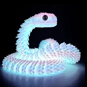 12in 3D Printed Snake Toys, Flexible 3D Printed Animal, Fidget ADHD Snake Toys, Perfect Desk Pet for Animal Collectors, Halloween Decor, Christmas Toy 2025fidget toys