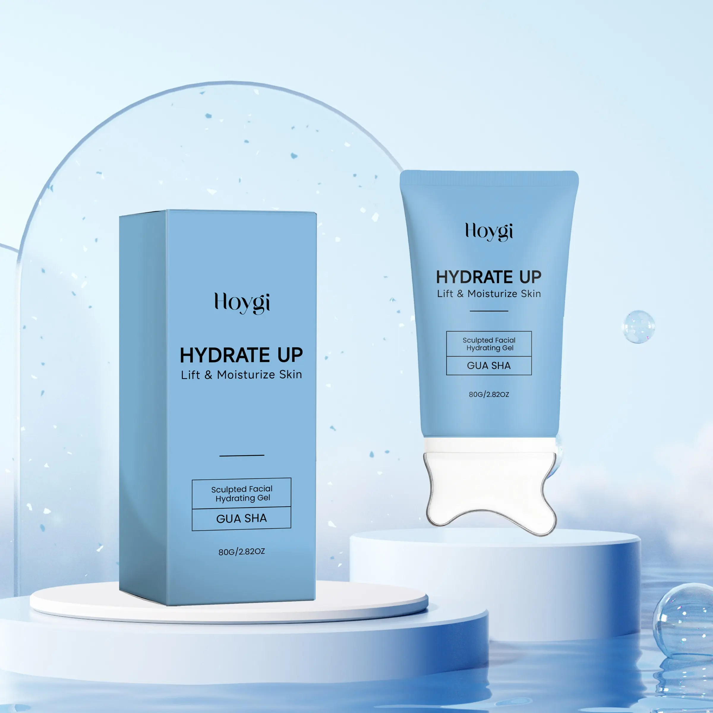Hoygi Radiance Hydrating Facial Gel 120g, Long-Lasting Moisture, Niacinamide, Honey, Yeast Ferment Lysate, All Skin Types, Seasonal Care