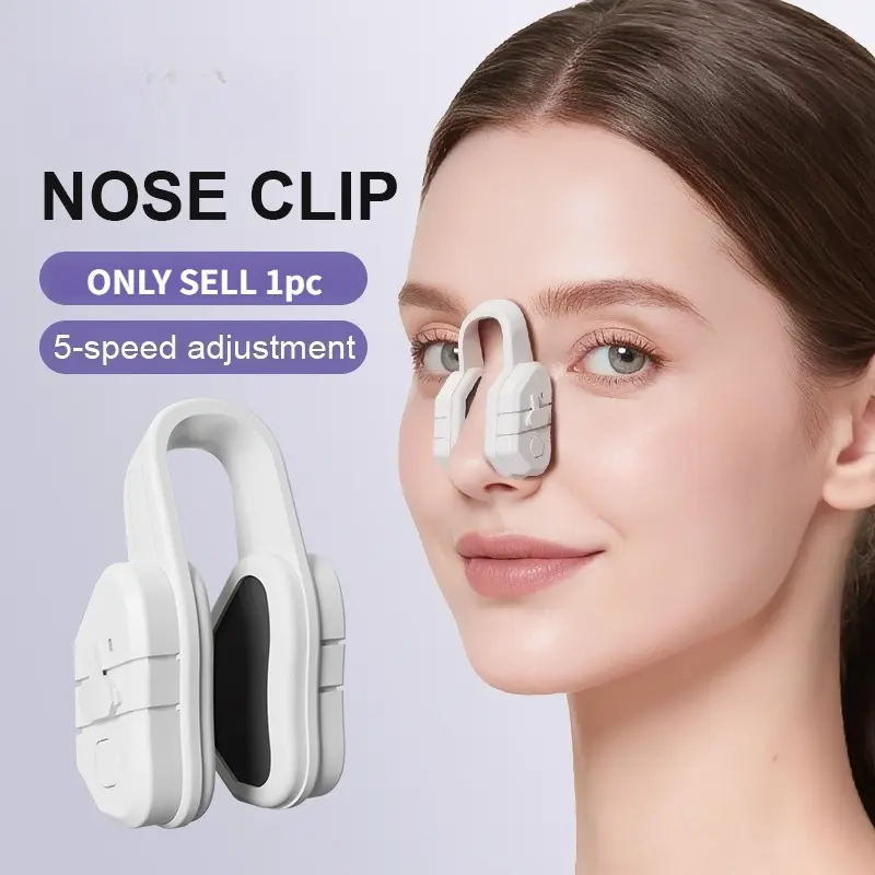 Nose massager, facial, improving flat nose bridge, wide nostrils, gentle, safe, portable, ideal for women