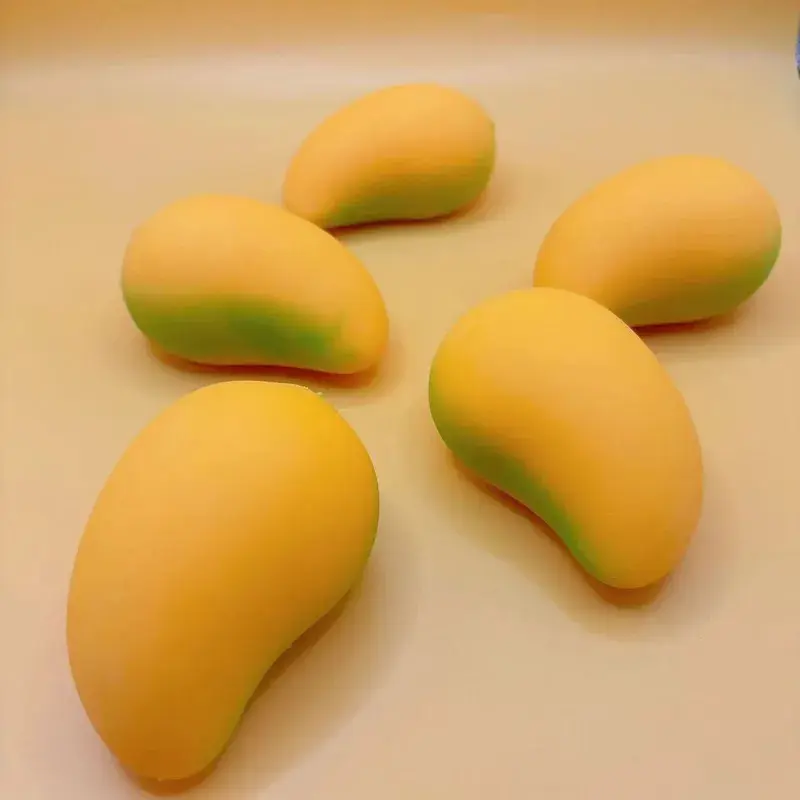Simulation fruit mango pinch music decompression vent ball decompression pull pull pinch toy