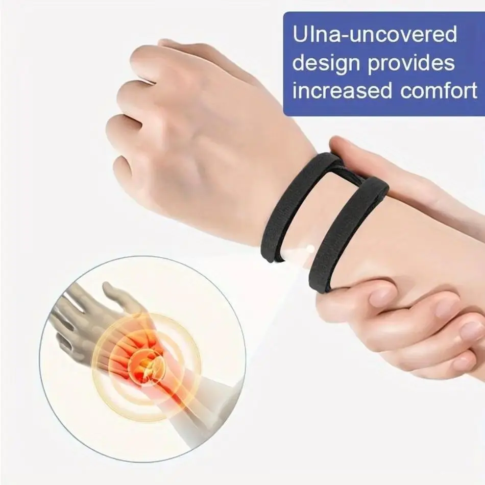 3 Pack Upgraded Elastic Adjustable Wrist Stabilizer Wraps, Breathable Compression Wrist Guards For Carpal Tunnel Relief, Fitness Sports Sprain Prevention Daily Office Wrist Support