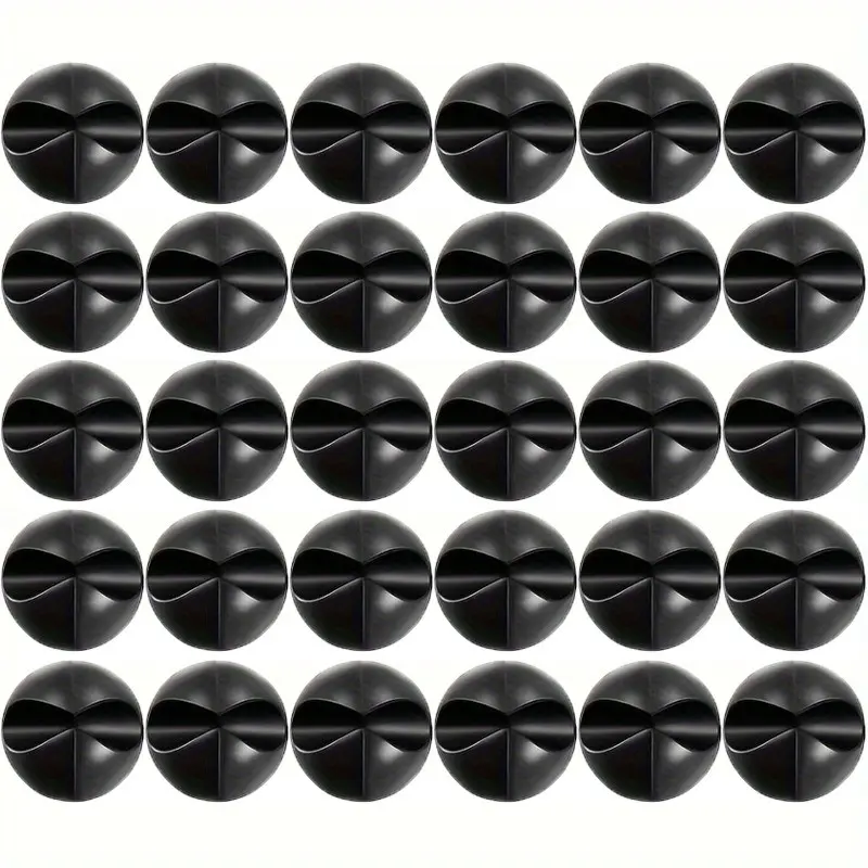 30 Car Dashboard Cable Organizers, Plastic Wire Management Clips, Universal Car Interior Decor, for Earphones and Charging Cables, Cord Organizers