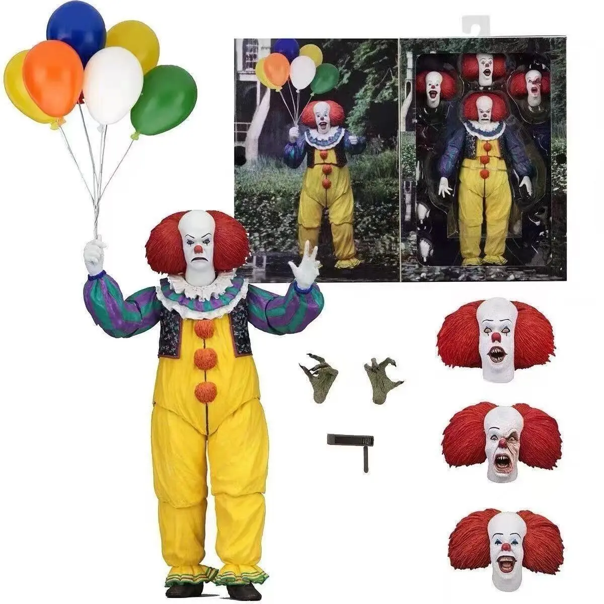 Neca It 2017 Chapter 2 Dancing Clown 7 Inch Premium Collectible Figure, Home Decor, Birthday Gift, Party Gift, Halloween Gift