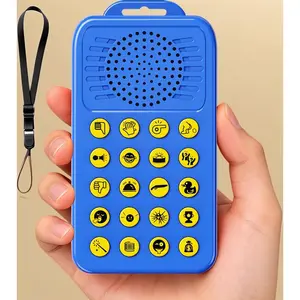 20 Hilarious Sounds - Sound Effects Machine,Fart Noise Marker - Novelty Gag Gift for Boys and Girls Prank Gifts,3-Level Volume Control,For Kids Ages 3-14 Years Old (Blue,2 AAA Batteries INCLUDED)