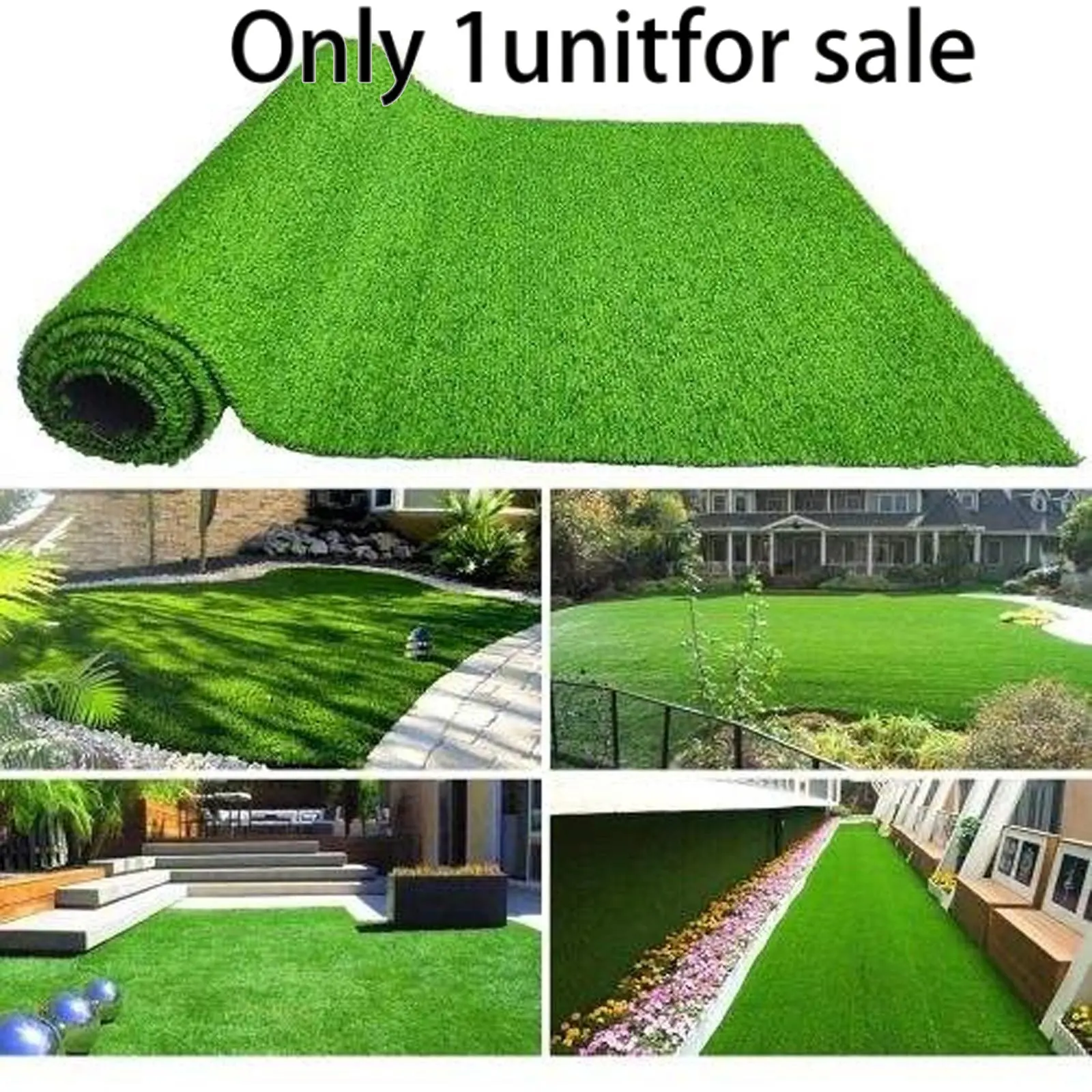 Artificial Grass Carpet, Plastic Lawn Mat, Interlocking Rug, Roof Installation, Landscape Greening, Durable Synthetic Turf