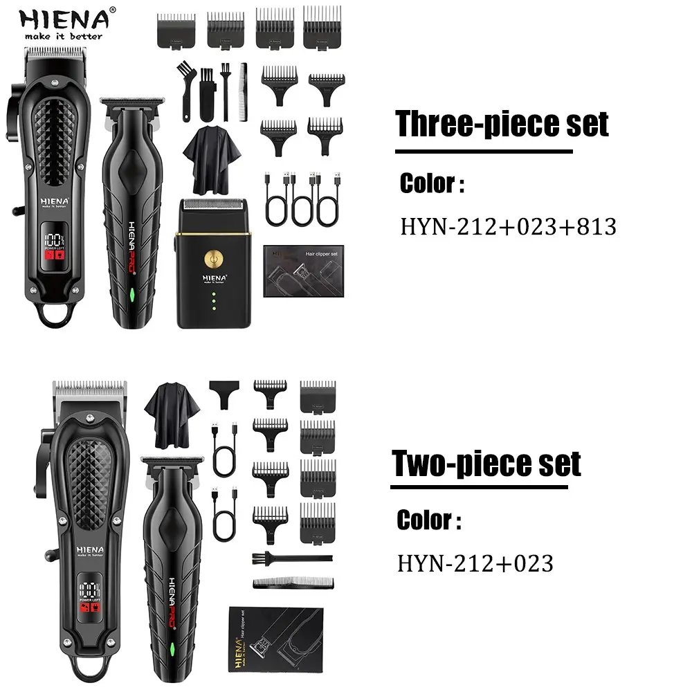 Men's Electric Hair Trimmer Set, Rechargeable Trimmer, Shaver, High Power Lithium Battery, 7000 Rpm, USB Charging, Home Beauty Grooming, Ideal Gift