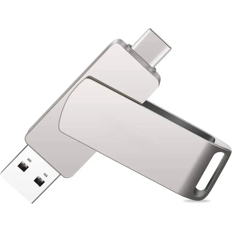 High-Speed USB 3.0 Thumbdrive - 256GB/512GB/1TB/2TB Foldable USB Memory Stick, Portable Flash Drive for iPhone, Android & PC/Mac, Easy-Connectivity Party Gift for Home Supplies