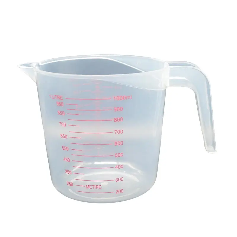 250/500/1000ML Easuring Cup Silicone Measuring Cups and Spoons Plastic Jug Digital Kitchen Scale Baking Tools Timer Accessories