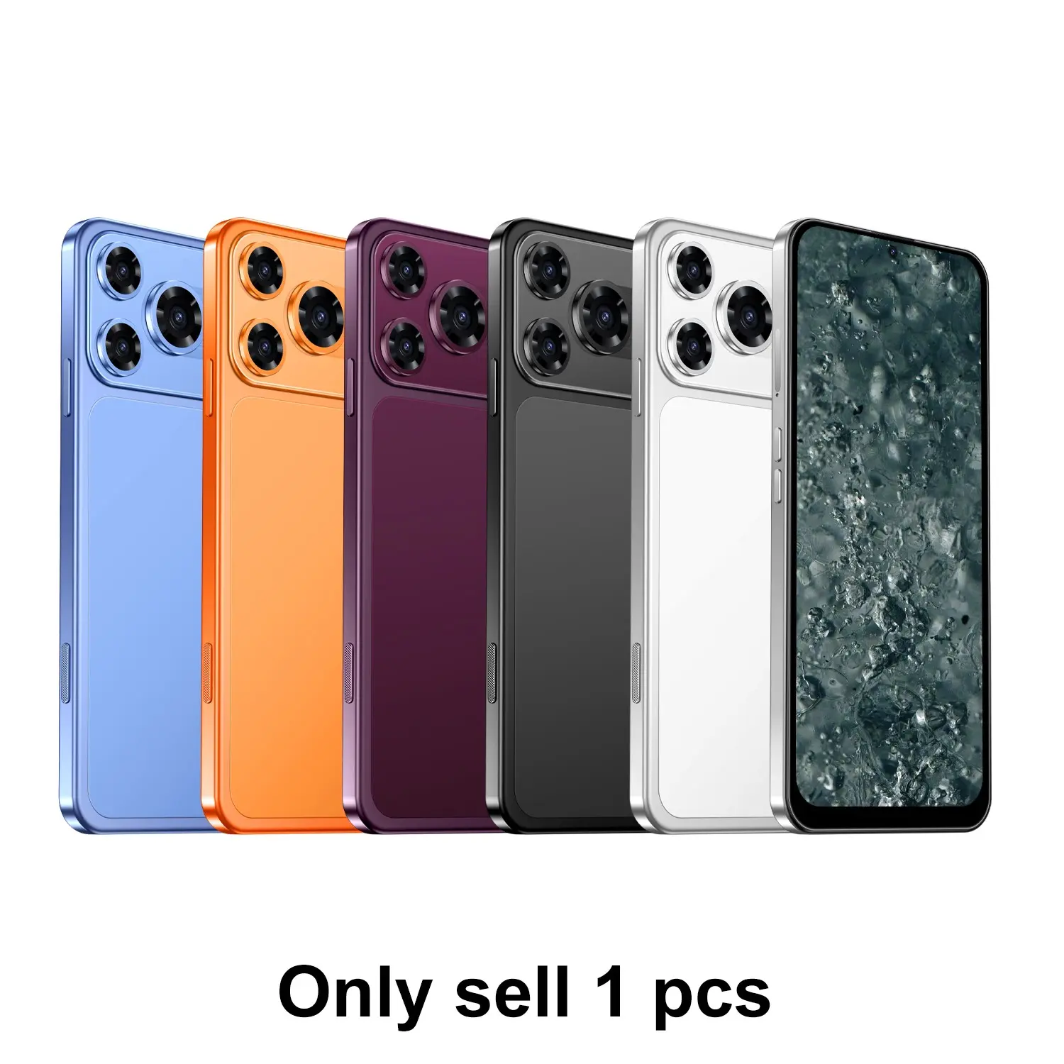 18 Pro Max smartphone 3GB+32GB storage 6.56-inch smartphone Android 10.0 processor 4-core dual SIM card 2+5MP with one click photo face unlock global unlock 4G network low-priced phone