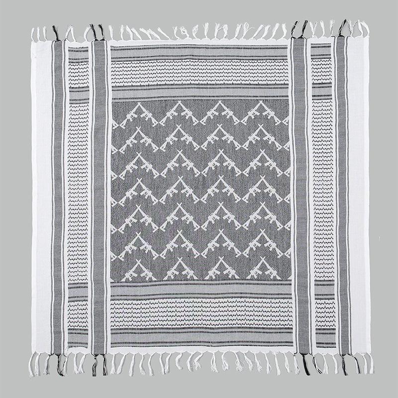 Tactical Military ShemaghScarf for Men and Women, 100% Cotton Keffiyeh Desert Wrap with Fringed Edges, Breathable Outdoor Headwear for Hiking, Camping, Airsoft, and Sun Protection in All Seasons fall hat western wear design style beret green cowboy Turban