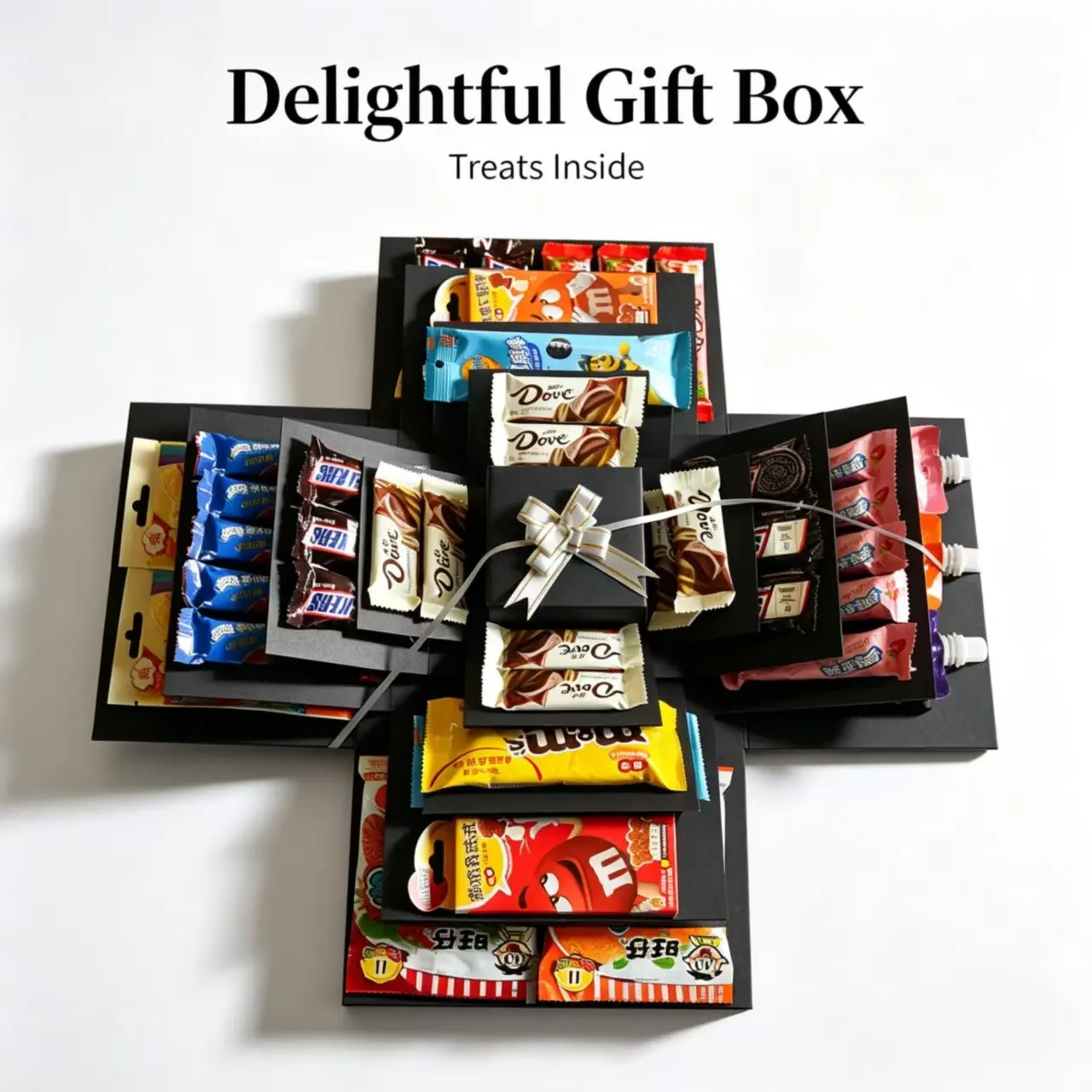 Influencer Explosion Surprise Gift Box for Kids Birthday, Creative Birthday Explosion Box for Boys Girls, Ritual Surprise Explosion Box, 2 or 4 Pack