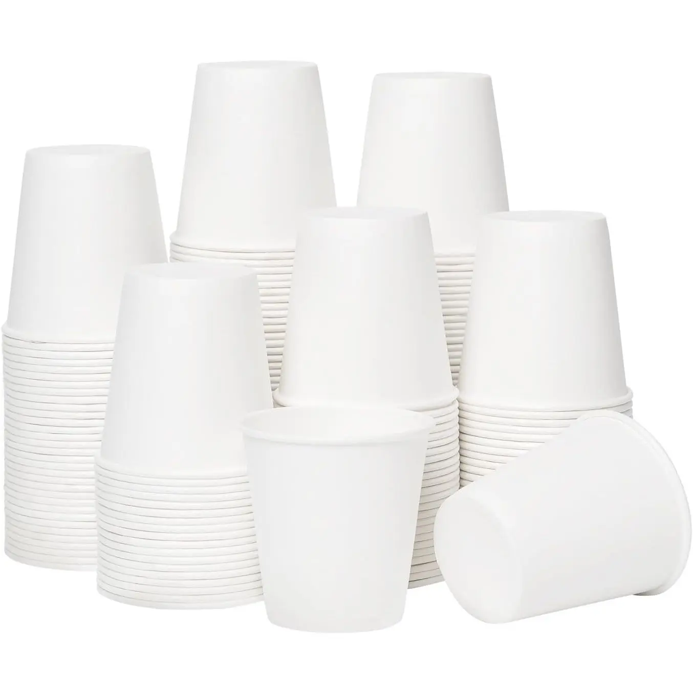 [100 Pack] 3 oz Paper Cups, Disposable Paper Cups, Mouthwash Cups, Paper, for