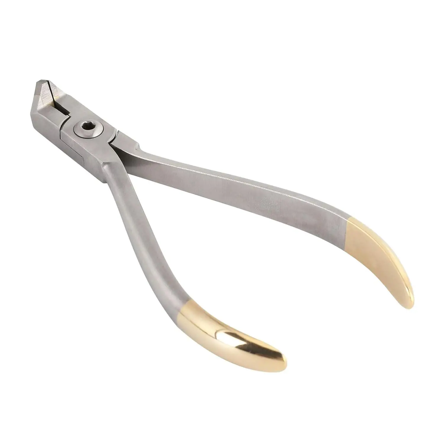 Distal End Cut Plier - Handheld Orthodontic Dental Surgical Hard Alloy Plier, Rust Resistant Hold & Cut Tool for Hard/Soft Wires, Safe Cutting for Archwires <0.5 MM Tooth Removal Kit