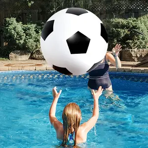 Large 50 Inch Inflatable Giant Soccer Ball, Beach Sports Toy, Pool Party Decoration, Super Large Sand Toy, Water Sport Game, Swimming Pool Ball, Inflatable Balls
