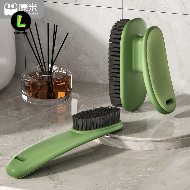 Contrast Colors Clothes Brush Shoe Brush Multifunctional Household Cleaning Brush No Hair Loss Laundry Brush Soft Hair Shoe Brush
