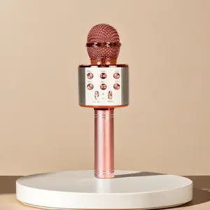 Karaoke Microphone for Kids & Adults  Bluetooth Singing Mic Echo Effect, Built-in Speaker Portable for Party Travel Gifts wireless singing microphone