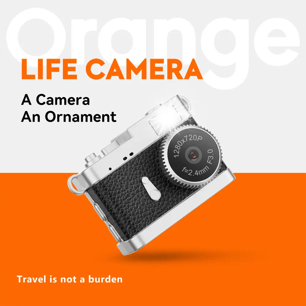 S142New Mini Hanging Camera: Compact and convenient, equipped with LED light, long battery life, supports up to 32GB Micro SD, suitable for home, travel, and street photography, it is a multifunctional camera.