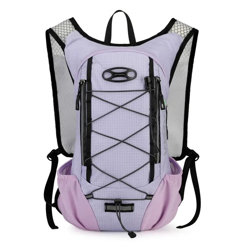 AZELA 20L Large Capacity Hiking Backpack Breathable Mesh Backpack Waterproof Lightweight Daypack for Cycling Trekking Running Outdoor Travel Day Pack Unisex