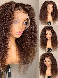 26 Inch Soft Non-Stick Pre-Banked Long Wig, 180% Density Curly Hair, 13x4x1 Lace Front, High Heat Resistant, Daily Use