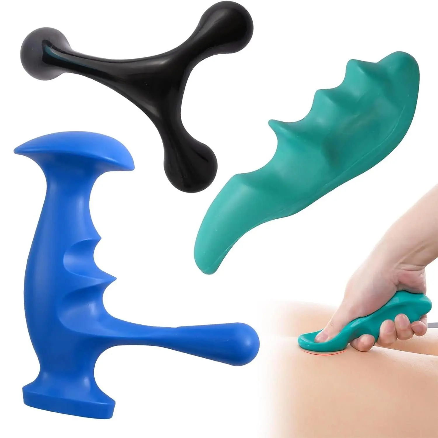 Thumb Massager, Acupoint Massager, Effortless Pressing Tool, Muscle Starting and Ending Points, Rehabilitation Trigger Points