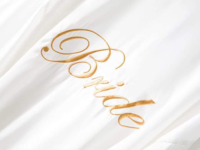 Bridesmaid Robes Rose Gold Bride Robe Wedding Bridesmaid Gift Satin Lace Robe Bridal Dressing Gown Bachelorette Party Pajamas