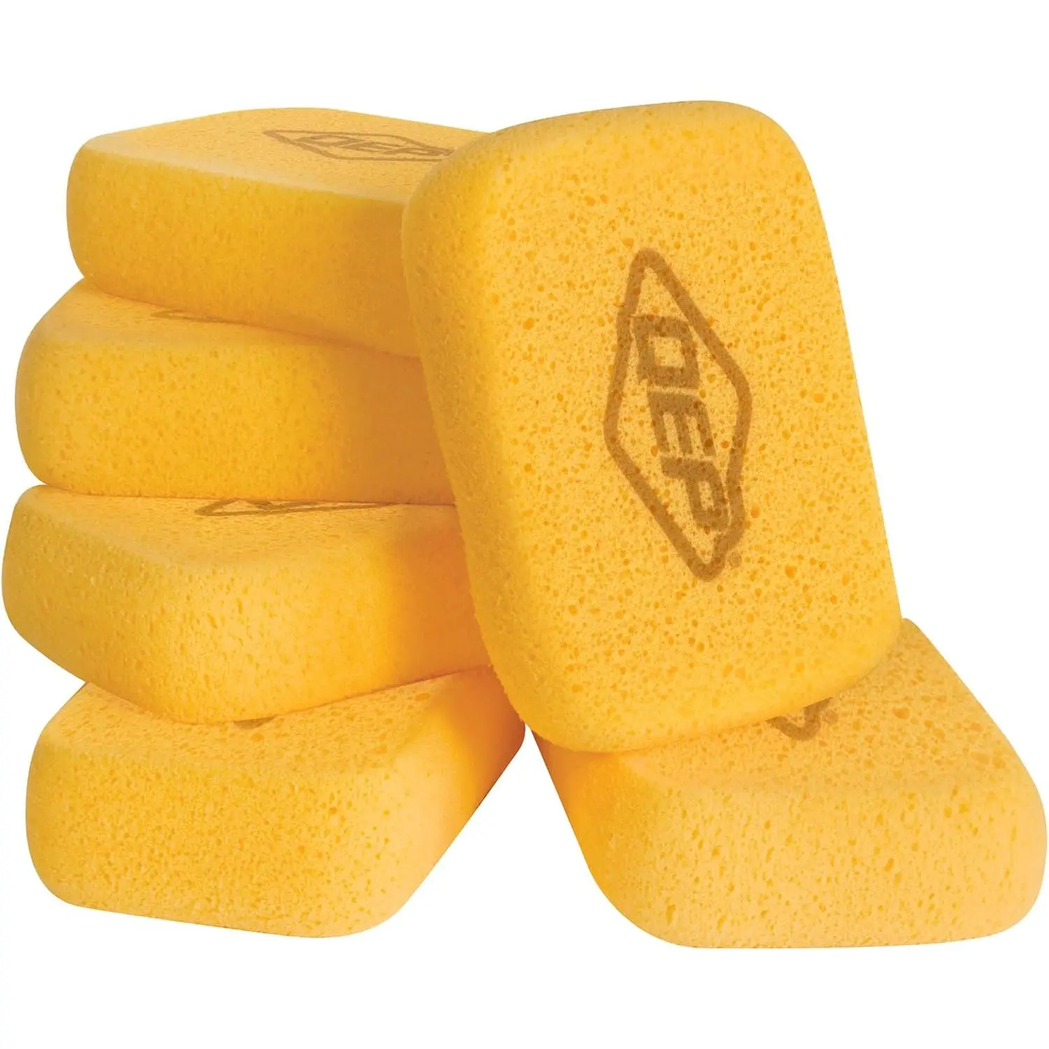 70005Q-6D 7.5 Inch x 5.5 Inch x 1.875 Inch Grouting, Cleaning and Washing Sponge, X-Large, 6-Pack, 6 Pack, Yellow, 6 Count