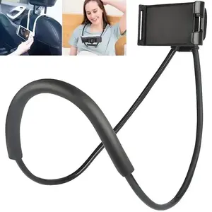 Lazy Neck Mobile Phone Holder Flexible Neck Lazy Necklace Tablet Holder Stand For Cellphone Tablets for iPhone Huawei Xiaomi Universal Smartphone Holder Neck Phone Mount