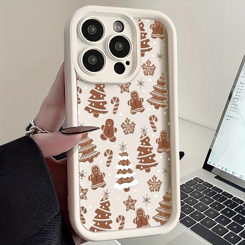 Case for iPhone 17 Pro Max 16 Plus 15 14 13 12 11 Air E Creative Christmas tree Patterned Drop Protection Shockproof Soft Silicone smartphone Cover