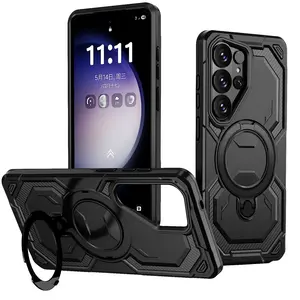 Samsung Galaxy S26 Ultra Case, Magsafe Compatible, 360° Rotating Stand, Military Grade Shockproof Protective Cover, Durable Phone Shell