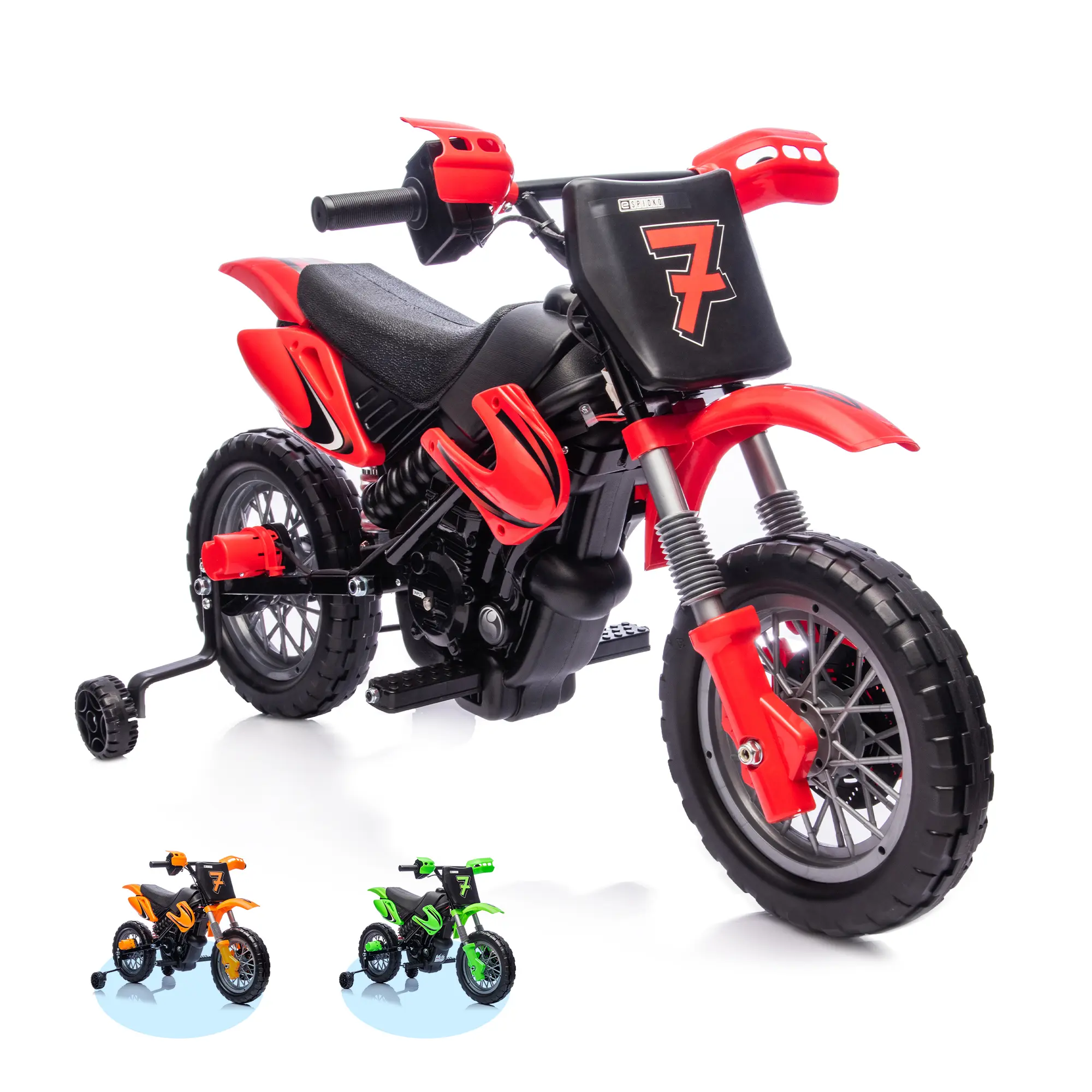 Garvee Realistic Design 6V Kids Ride-On Motorcycle – Battery Powered Electric Toy Bike for Children – Safe Outdoor Play – Fun Motorbike – Green