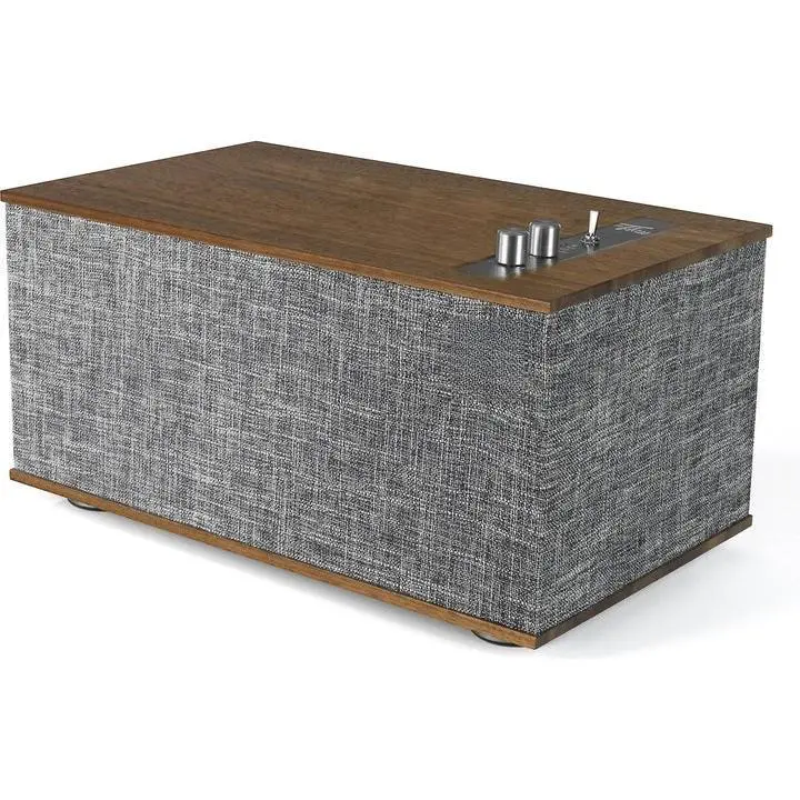 Klipsch Heritage The Three II Bluetooth Speaker Walnut Edition with Built-in Phono Preamp & 120W Power for Premium Audio Experience