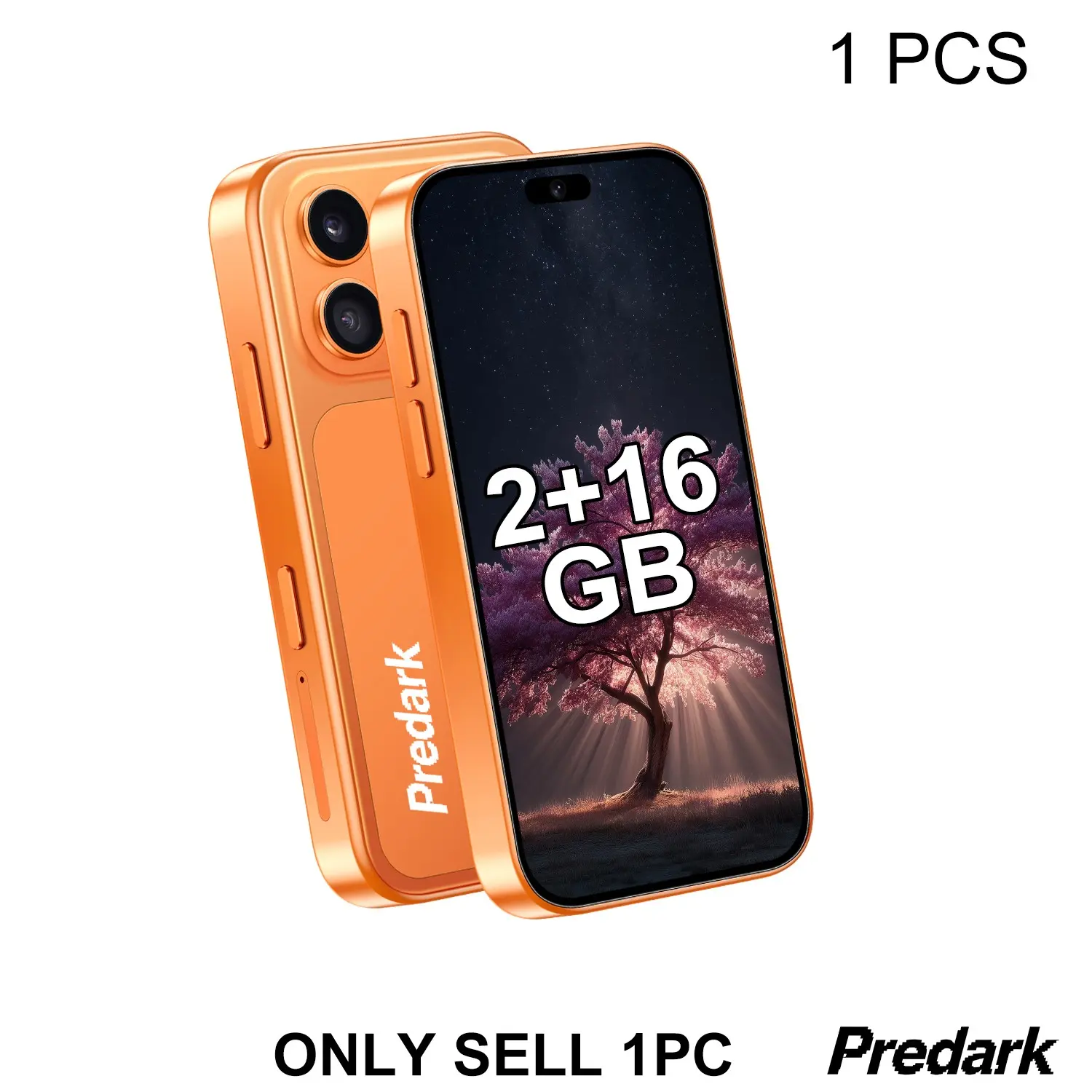Predark I17 Mini 3.75 Inch, 2+16GB Expandable, Dual Camera, 1750mah Battery, 3g Dual Sim, Android 10, Pocket-Friendly Design, Android Mobile Phone