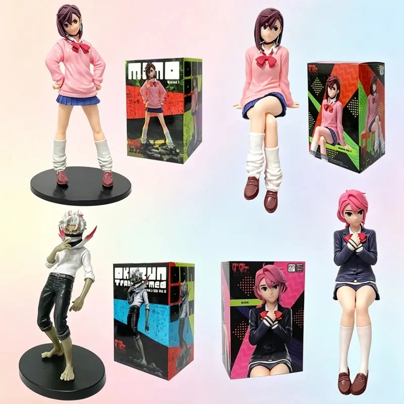 Hot Anime 18cm Dandadan Ayase Takakura Ken Momo Figures Doll PVC Model Action Toys Desktop Small Ornament Birthday Gift In Stock