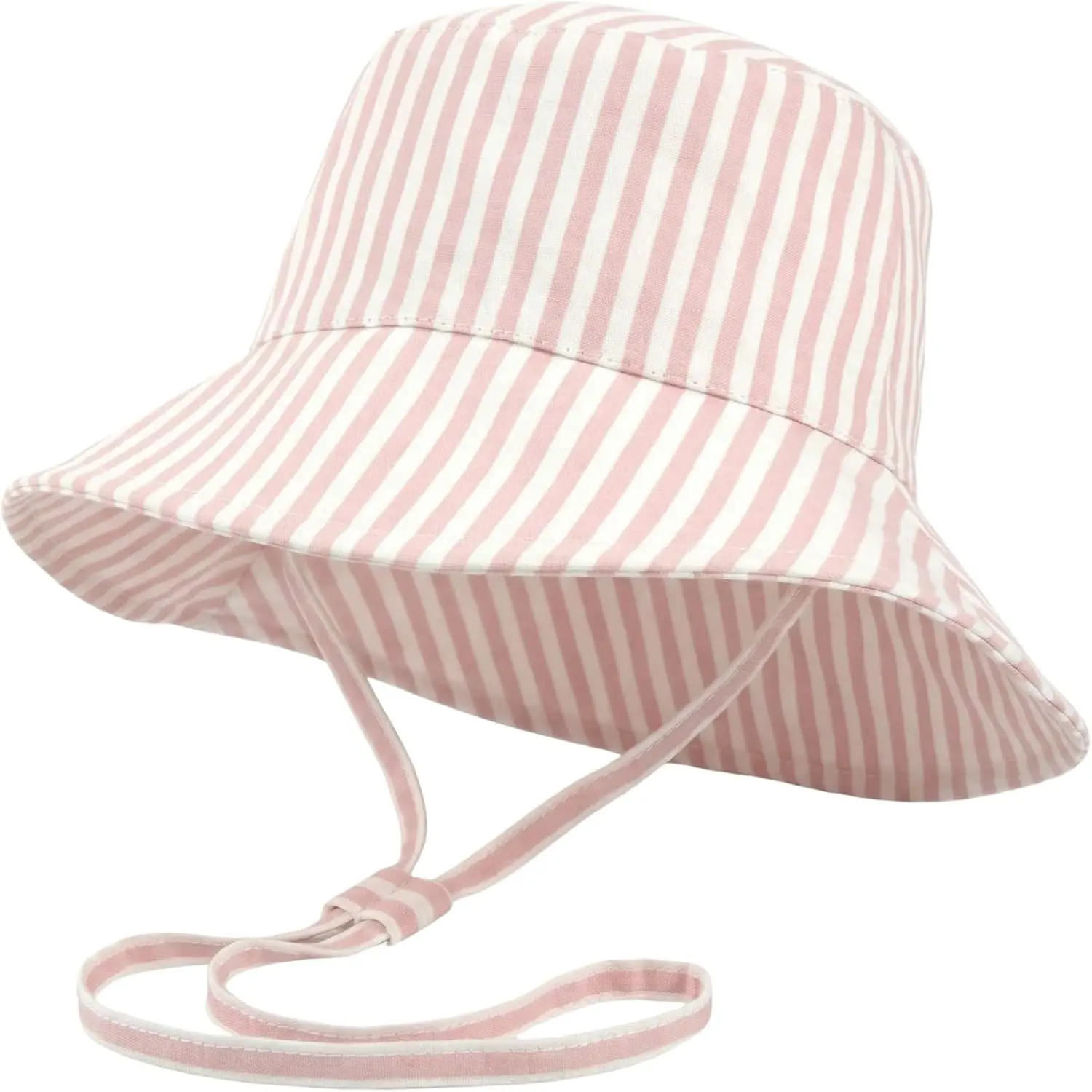 Baby Sun Hat 0-6 Months - Adjustable Toddler Hat with UPF 50+ Sun Protection - Cute Kids Bucket Hat for Beach(Gift)