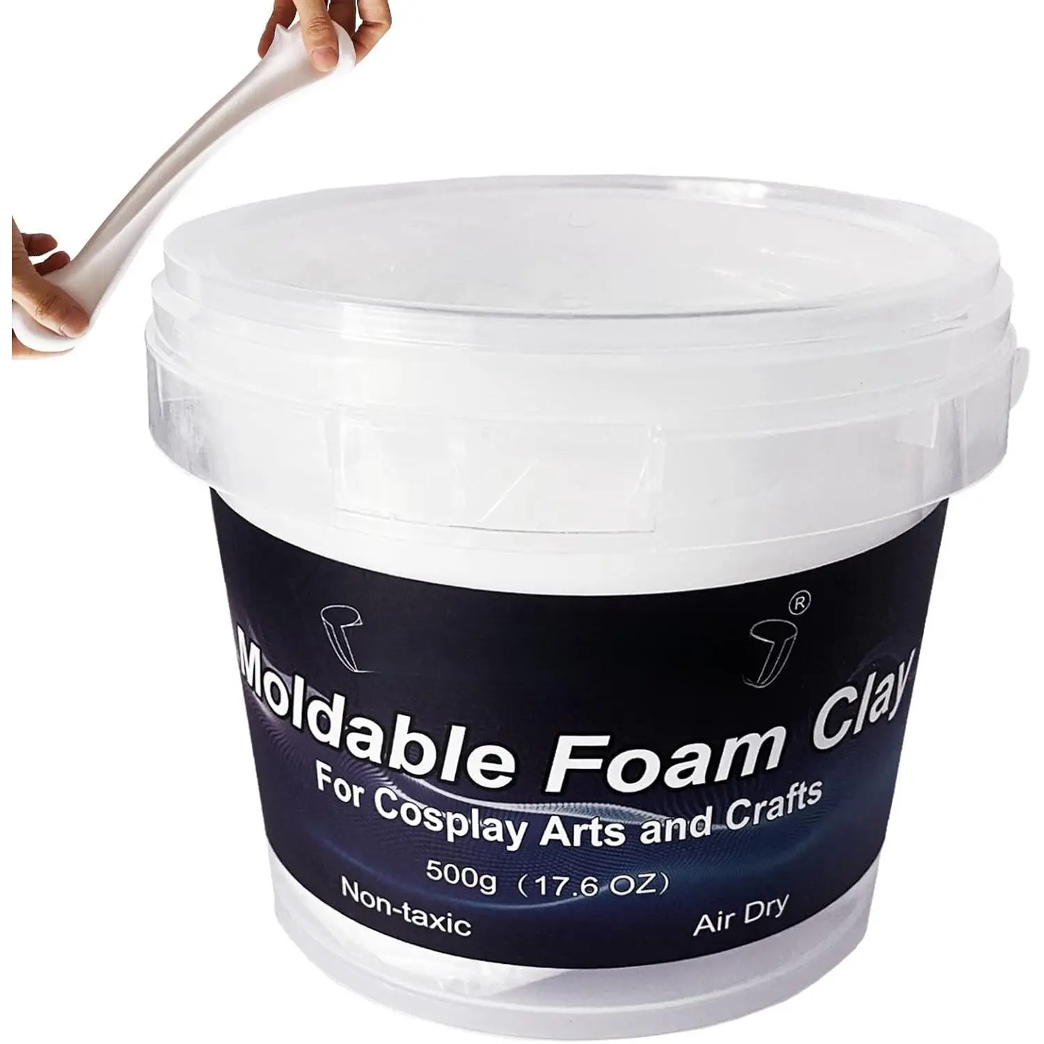 Clay  Moldable Air Dry  Clay Craft 500g White Lightweight Sculpting  for Costumes Sanding  (500g, White)