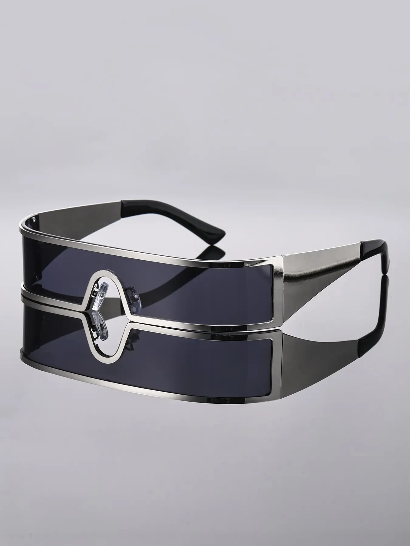 Cyberpunk Narrow Frame Metal Sunglasses, Multi-Color Frames, Geometric Frame Sunglasses, UV Protection, High Clarity Lenses, Street Style, Trendy Sun Glasses, Sun Protective Sunglasses
