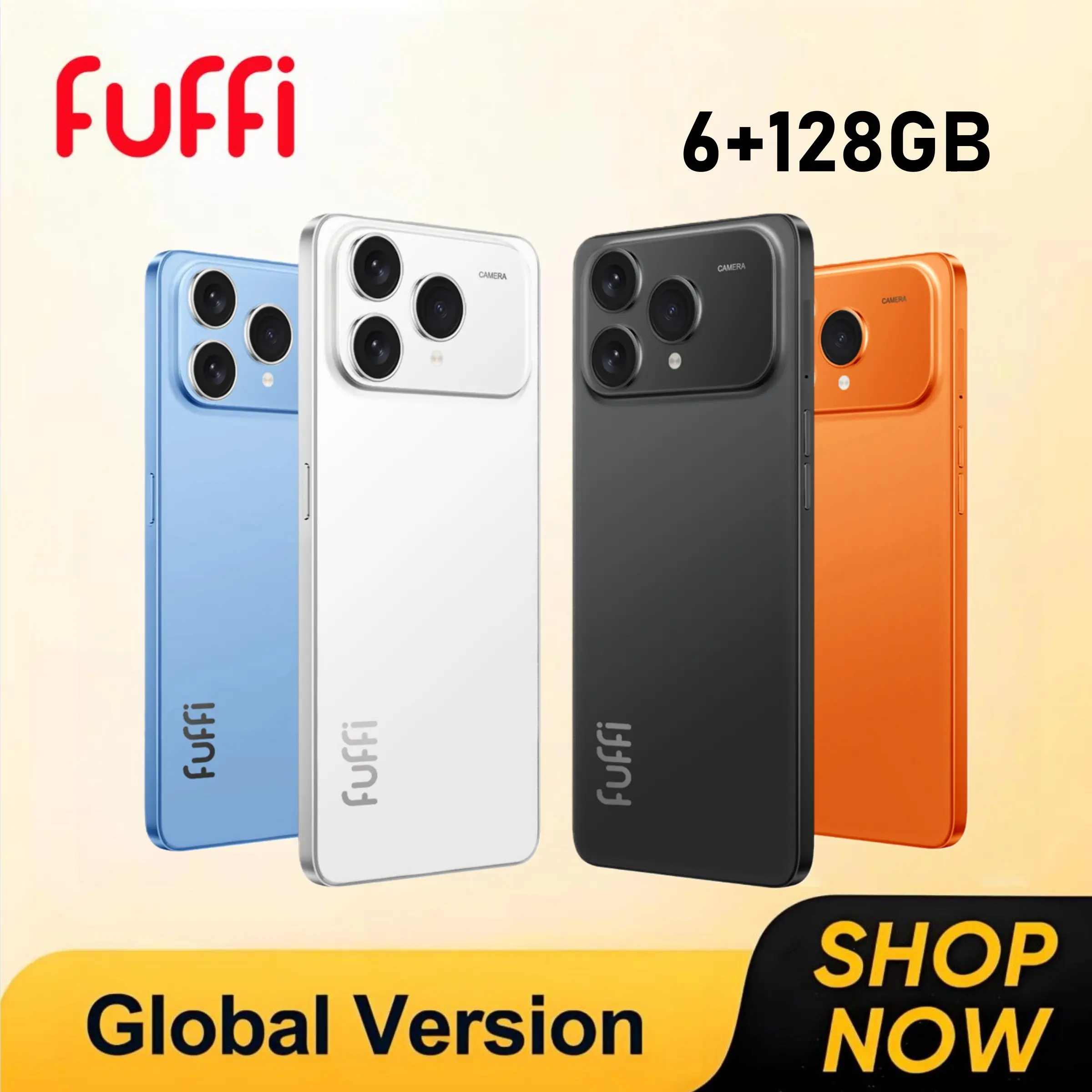 FUFFi-M17 Pro Touchscreen Android Mobile Smartphone,6+128GB ROM,6.53-Inch Display, Unlock 4g Network, 4000mah Battery, Dual Sim, Octa-Core Processor, Smart Unlocked Phone, Dual Card Phone, Cellphone, Android Cell Phones