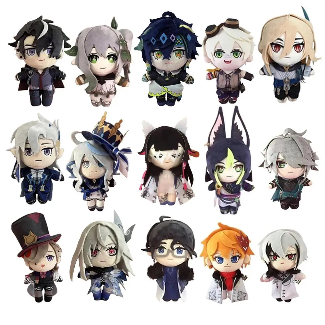 2026 new hot item 20cm Impact Columbina Skirk Kinich Arlecchino Neuvillette Pantalone Regrator Tighnari Plush Al Haitham Wanderer Doll Pillow Gift