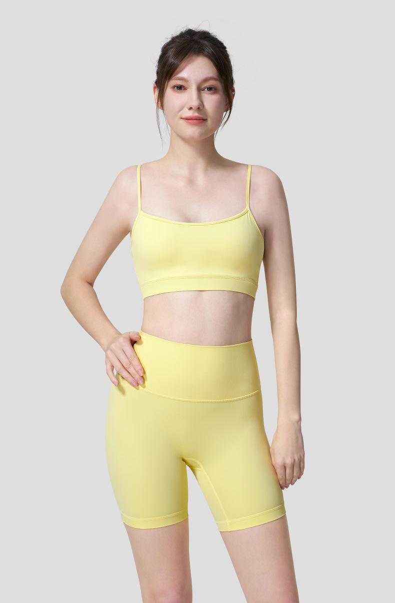 Beuty back Sports Bra Thin-StrapOuterwear-Style Yoga & Pilates Fitness Top for Women