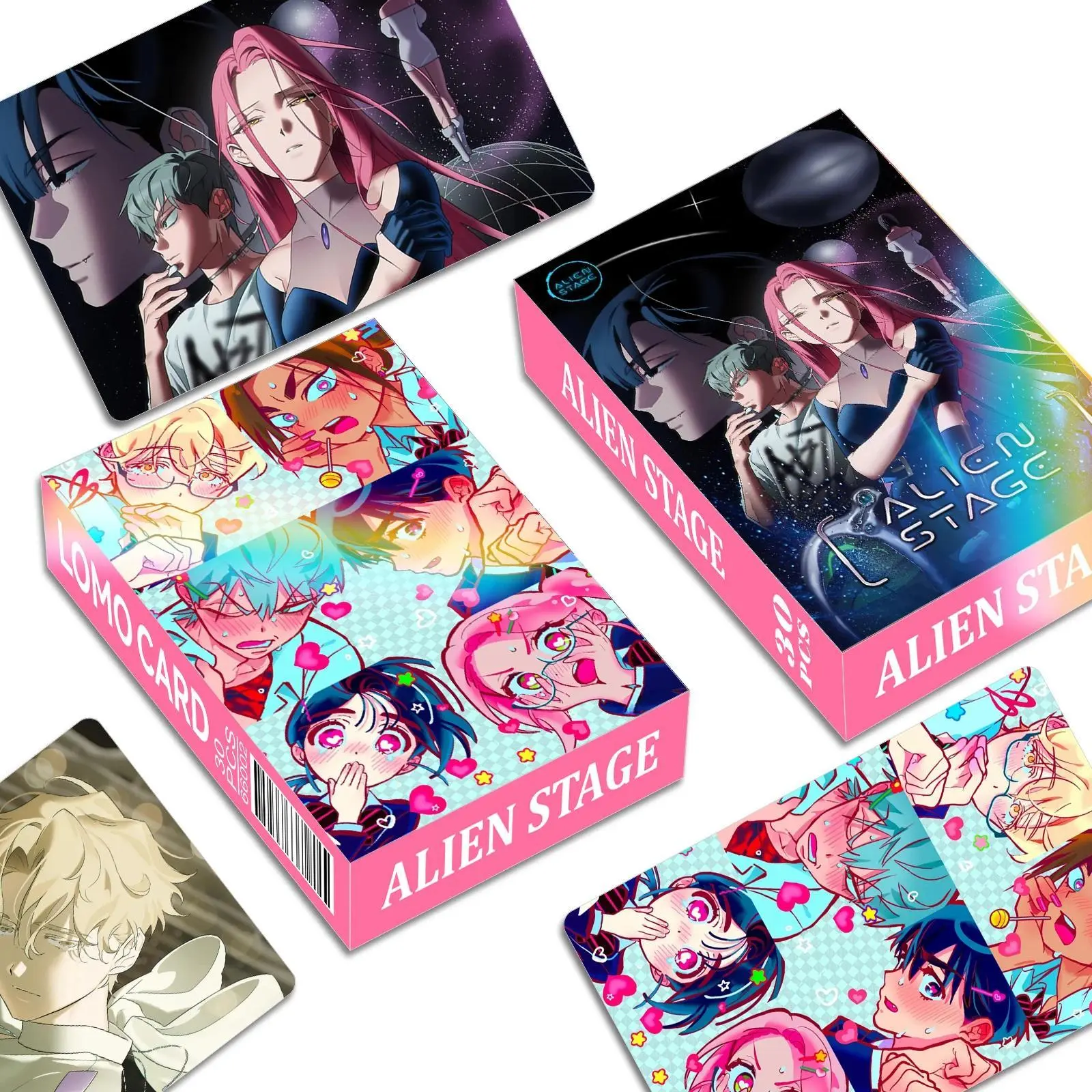 The latest 30PCS ALIENSTAGE anime photo card, alien stage mini sticker, self-printed LOMO card for 2025