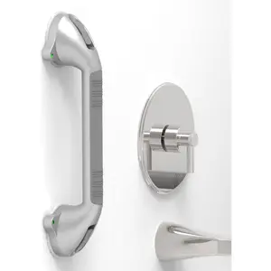 16.5inches  Assist Bathroom Shower Handle,Suction Bath Grab Bar with Indicators (/Grey)