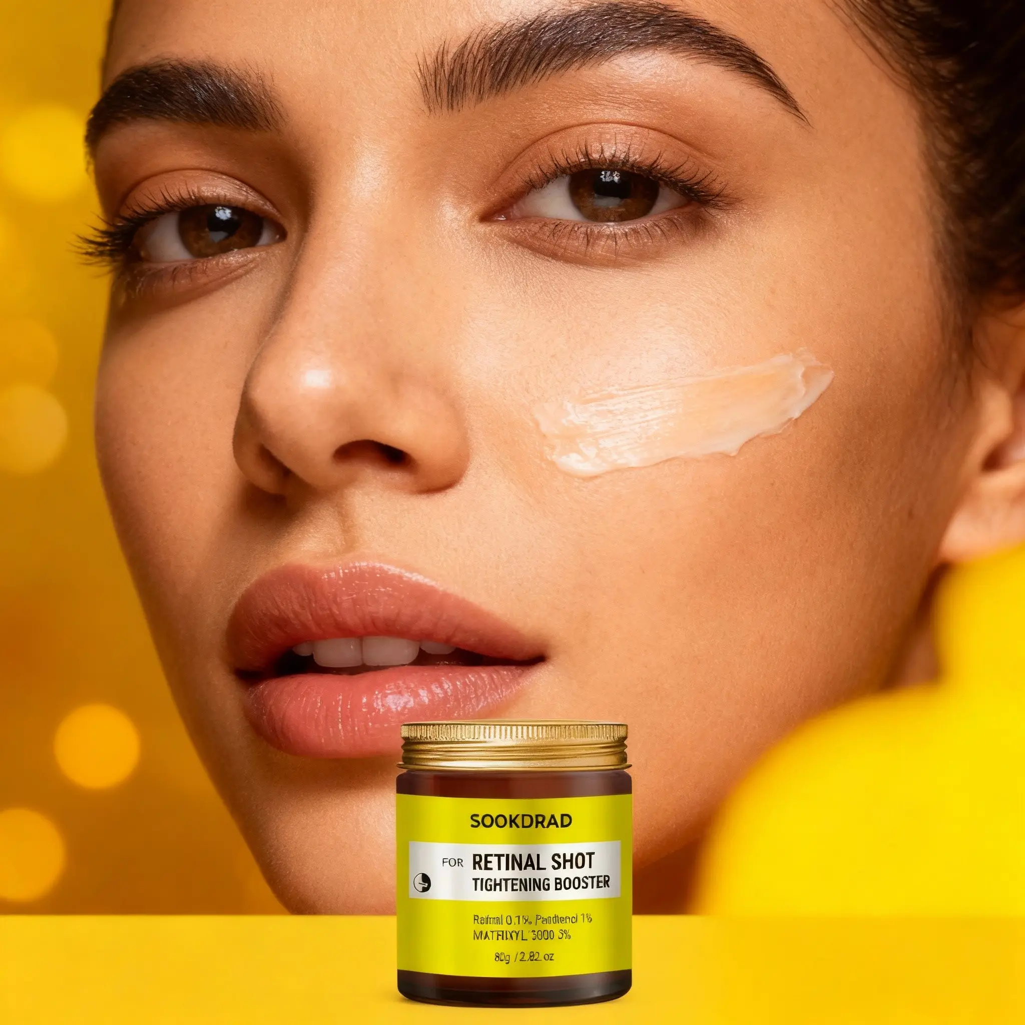 Retinaldehyde Firming Essence Cream, 0.1% Retinaldehyde + Panthenol, Moisturizing, Face & Neck, Unisex, 80g, All Skin Types, Year-Round Care