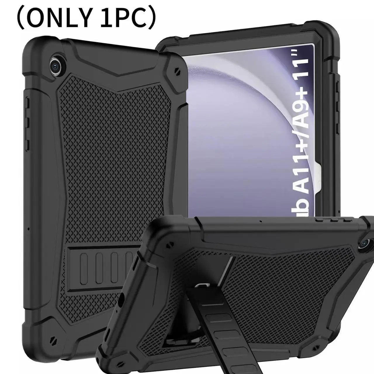 for Samsung Galaxy Tab A11+ Plus 11 Inch 2026/ A9+ Plus 2023, Shockproof Rugged Protective Case with Kickstand, Durable Tablet Accessory