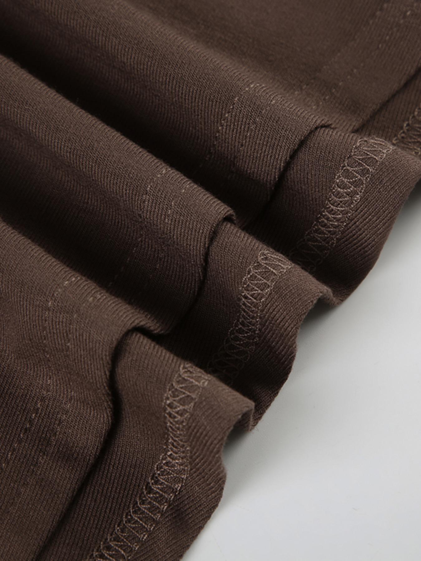 Women's Retro Ethnic Style Beaded Asymmetrical Shoulder Flounce Sleeve Flared Top, Slim-Fit Spring & Fall Fashion, Moderate Fabric