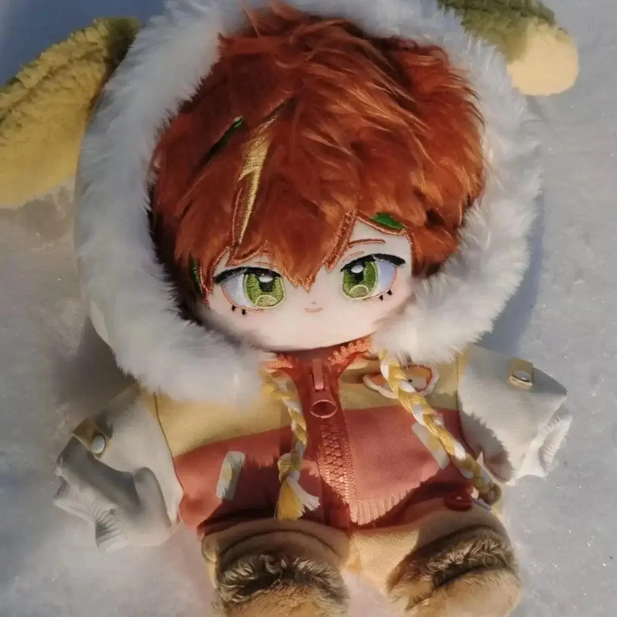 20cm Shinonome Akito  Anime Cartoon Dress-up Plush Dolls Cosplay Cute Stuffed Toys for Children's Xmas Gift